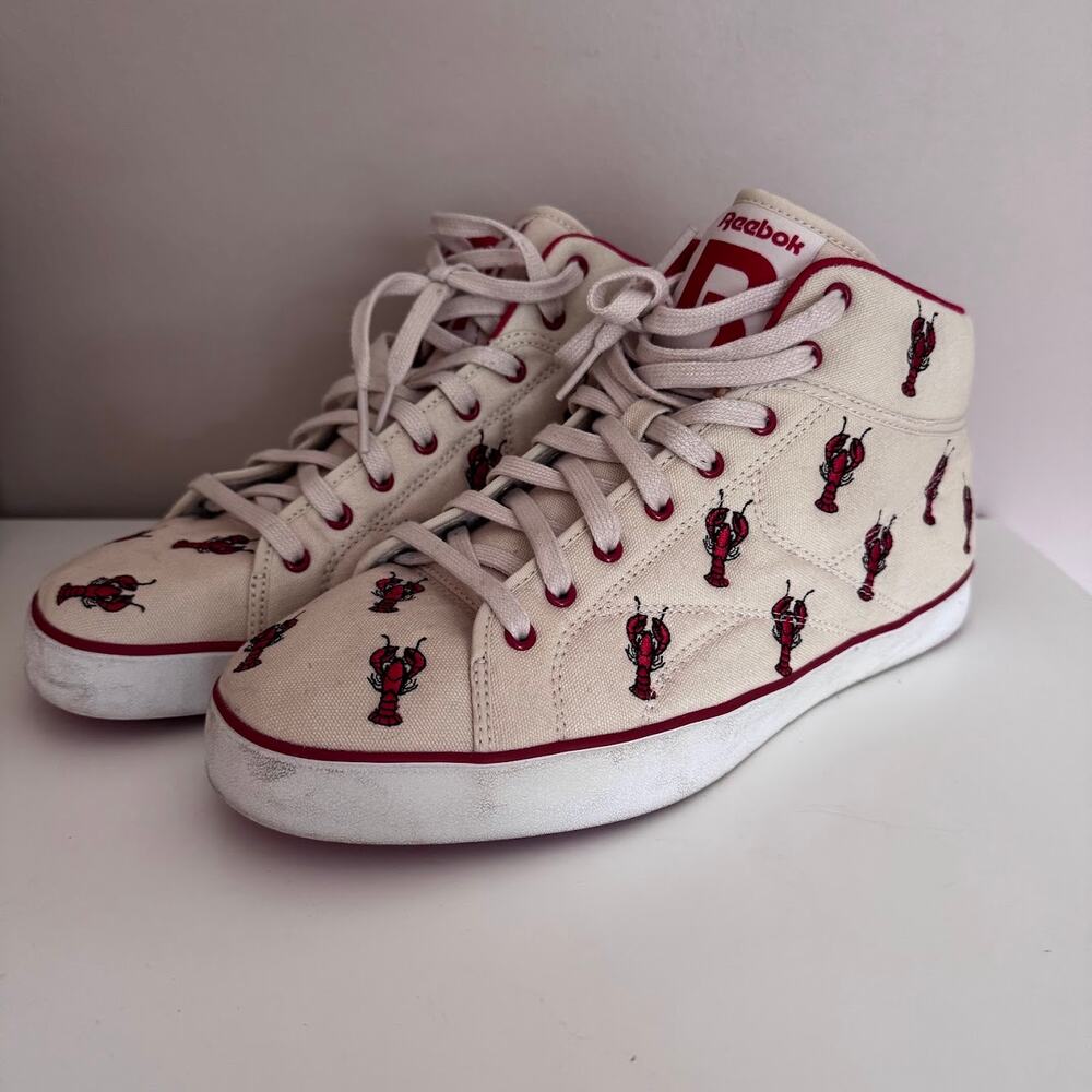 Reebok Reserve Lobster Harvest Prime Court Mid Limited Edition Sneakers SAMPLE 9